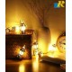 Decoration String 20 LED Lights, Silver Lantern Shape for Festival Party, Item No.6101-8