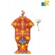 Decoration LED Light Lantern Shape for Festival Party,(large) Size: 50x25cm, Item No.6101-35
