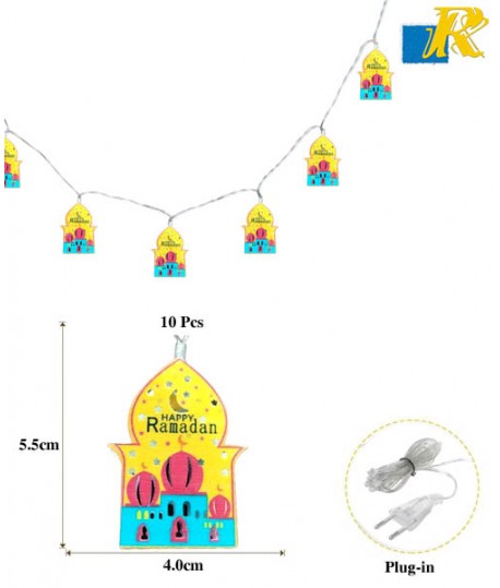 1 Set Decorative Ramadan Festival LED Lights - Ramadan Party Lights (Plug-in) Item No.2012