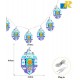 1 Set Decorative Ramadan Festival LED Lights - Ramadan Party Lights (Plug-in) Item No.2060