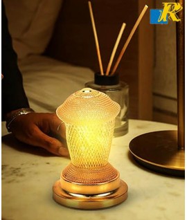 Decorative desk LED lamp - retro LED light gold color - antique bedside lamp, Item No.2014