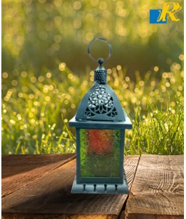 Ramadan Eid Mubarak Candle Holder Lantern for Indoor or Outdoor, Home Decor, Wedding,  Decorative for Outdoor - Item No.JK7068