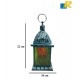 Ramadan Eid Mubarak Candle Holder Lantern for Indoor or Outdoor, Home Decor, Wedding,  Decorative for Outdoor - Item No.JK7068