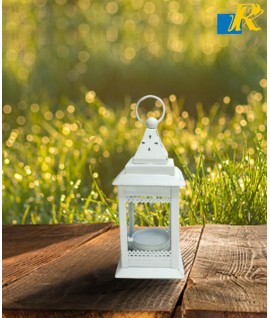 Ramadan Eid Mubarak Candle Holder Lantern for Indoor or Outdoor, Home Decor, Wedding,  Decorative for Outdoor - Item No.JK6832