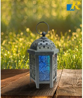 Ramadan Eid Mubarak Candle Holder Lantern for Indoor or Outdoor, Home Decor, Wedding,  Decorative for Outdoor - Item No.JK2159