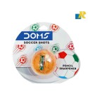 Doms Soccer Shots Pencil Sharpner,Pack of 50, Multicolor (Art No.8211)