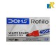 Doms Refilo White Board Marker Pen | Bullet Tip | Non-Toxic & Xzylene Free Ink | Red Ink, Pack of 12(ART NO.8701)
