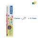 DOMS WIZDOM ERASER TIPPED SUPER DARK HB/2 GRAPHITE PENCILS - PACK OF 12 (ART NO.8499)
