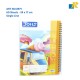 Doms Hard Bound Cover School Note Book | Sweets| Wiro| Arabic Ruling Single line |60 sheets | 24 x 17 cm | (Art No.89731