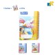 Doms Hard Bound Cover School Note Book | Sweets| Wiro| Arabic Ruling Single line |60 sheets | 24 x 17 cm | (Art No.89731