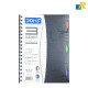 DOMS Polycover 3 Subject Wiro Notebook – 10 x 7Cm, 90 Pages | Pack Of 6(ART NO.1781)