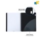 Doms Wiro Binding Notebook | 5 Subject Book | Single Line Ruled | 57GSM | 150 Pages | 10 x 7cm | Pack of 6(ART NO.1783)