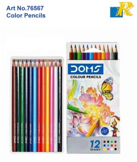 Doms Color Pencils 12 Shades pack (12 Pencils) Art No.76567