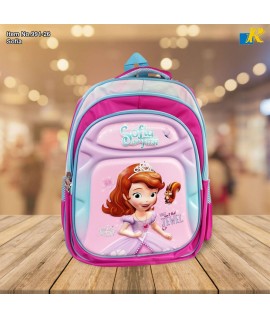 School Bag - 3D Embossed Cartoon Character Backpack Light-Weight / large Capacity  (Sofia) Item No.991-26
