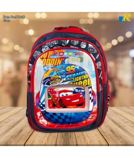 School Bag - 3D Embossed Cartoon Character Backpack Light-Weight / large Capacity (Cars) Item No.991-30