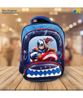 School Bag - Backpack Light-Weight / large Capacity / Unisex School Bag / Backpack (Captain America) Item No.991-15