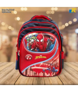 School Bag - 3D Embossed Cartoon Character Backpack Light-Weight / large Capacity (Spider Man) Item No.991-37