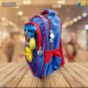 Kids School Bag - 3D Embossed Cartoon Character Backpack Light-Weight (Captain America) Item No.991-29