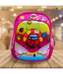 Kids School Bag - 3D Embossed Cartoon Character Backpack Light-Weight (Among Us1) Item No.991-16