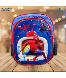 Kids School Bag - 3D Embossed Cartoon Character Backpack Light-Weight (SpiderMan) Item No.991-17