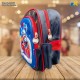 Kids School Bag - 3D Embossed Cartoon Character Backpack Light-Weight (Captain America) Item No.991-17