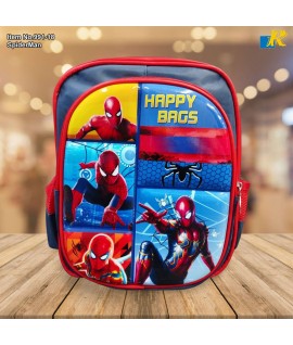 Kids School Bag - Embossed Multi Pictures Cartoon Character Backpack Light-Weight (SpiderMan) Item No.991-18