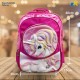 School Bag - 3D Embsosed Cartoon Character Backpack / Large Capacity /  Front full open bag (Unicorn) Item No.991-24