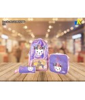 School Bag - Roco Cat Print 3-Piece Backpack Set / Large Capacity / Light-Weight Item No.RQ-UQJM2326BP
