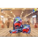 School Bag - Roco Car Theme Print 3-Piece Backpack Set / Large Capacity / Light-Weight Item No.RQ-UQJM2336BP