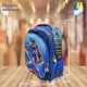 School Bag - 3D Embsosed Cartoon Character Backpack / Large Capacity / Front full open bag (Captain America) Item No.991-9