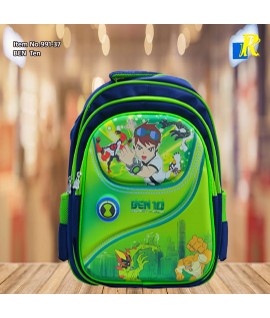 School Bag - 3D Embossed Cartoon Character Backpack Light-Weight / large Capacity (Ben 10) Item No.991-37