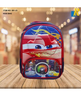 School Bag - 3D Embsosed Cartoon Character Backpack / Large Capacity / Light-Weight (KIDS BAG) Item No.991-23
