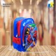 Kids School Bag - 3D Embossed Cartoon Character Backpack Light-Weight (SpiderMan) Item No.991-8