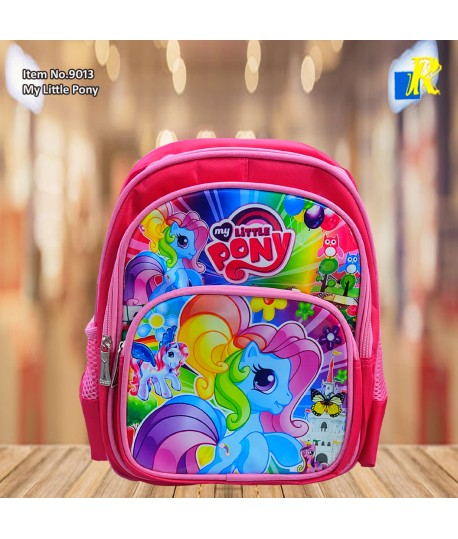 School Bag Printing 3 Compartment Cartoon Character Backpack Light Weight My Little Pony Item No.9013 Alrawnaq Palace Trading