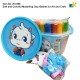 Heng Xin - Soft and Colorful Modelling Clay Big Basket for Art and Craft / 12 Colors / Item No . HX-868