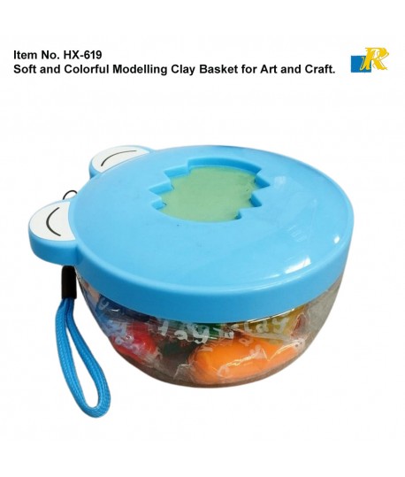 Heng Xin - Soft and Colorful Modelling Clay Box for Art and Craft / 14 Colors / Item No . H-619
