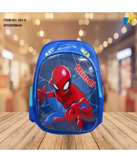 School Bag - Cartoon Children Schoolbag Cute Kindergarten Backpack / Large Capacity / Light-Weight (SPIDERMAN) Item No.991-5