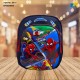Kids School Bag - Embossed Multi Pictures Cartoon Character Backpack Light-Weight (SPIDERMAN) Item No.991-6