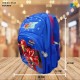 School Bag - 3D Embossed Cartoon Character Backpack Light-Weight / large Capacity (IRON MAN) Item No.991-20