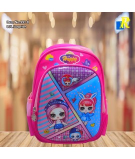 Kids School Bag - 3D Embossed Cartoon Character Backpack Light-Weight (LOL Surprise) Item No.991-8