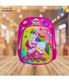 Kids School Bag - 3D Embossed Cartoon Character Backpack Light-Weight (UNICORN) Item No.991-7