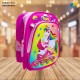 Kids School Bag - 3D Embossed Cartoon Character Backpack Light-Weight (UNICORN) Item No.991-7