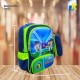 School Bag - 3D Embsosed Cartoon Character Backpack/ Front full open bag  with pencil case (BEN 10) Item No.991-12