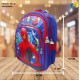 School Bag - 3D Embsosed Cartoon Character Backpack / Large Capacity / Light-Weight (SPIDER MAN) Item No.991-40