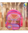 School Bag - 3D Embsosed Cartoon Character Backpack/ Front full open bag with pencil case (Bear) Item No.991-12