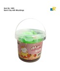 Heng Xin Sand Clay For Kids With Moulding Toys / 500g  Bucket / Item No. 1483