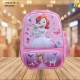 School Bag - 3D Embossed Cartoon Character Backpack / Large Capacity / Front full open bag( SOFIA) Item No.991-21