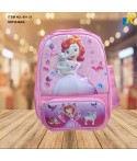 School Bag - 3D Embossed Cartoon Character Backpack / Large Capacity / Front full open bag( SOFIA) Item No.991-21