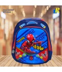 Kids School Bag - 3D Embossed Cartoon Character Backpack Light-Weight (Spiderman) Item No.991-16