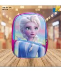 School Bag - 3D Embossed Cartoon Character Backpack Light-Weight / large Capacity (FROZEN) Item No.991-3